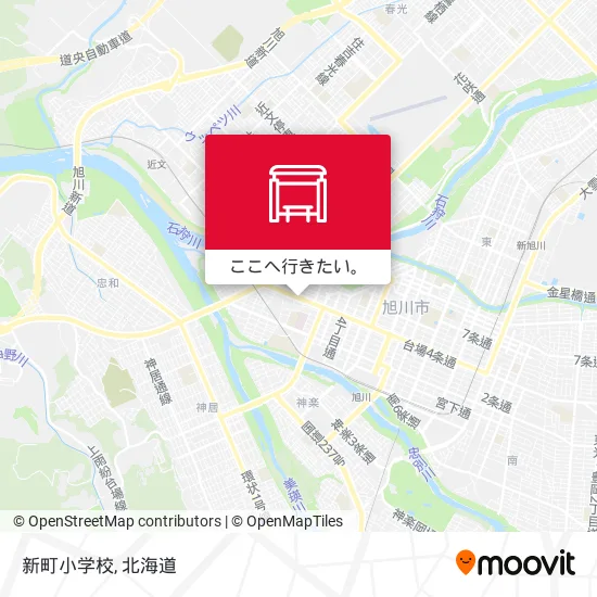 新町小学校地図