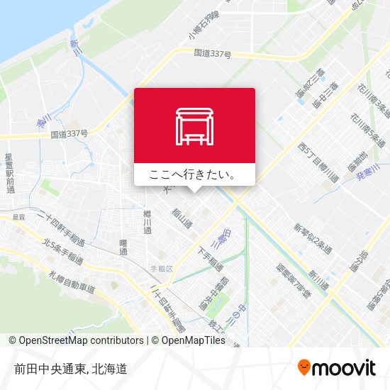 前田中央通東地図