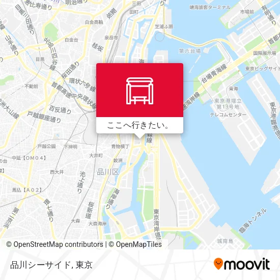 品川シーサイド地図