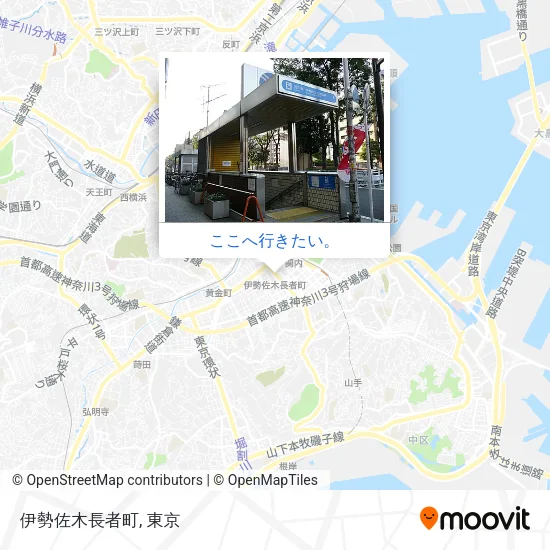 伊勢佐木長者町地図