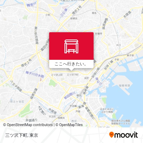 三ツ沢下町地図