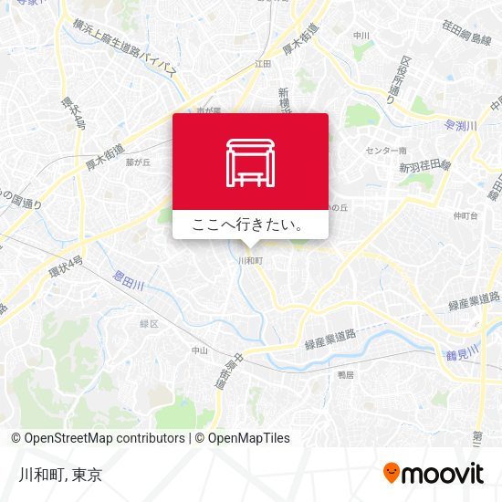 川和町地図