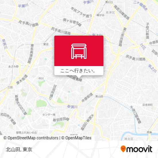 北山田地図
