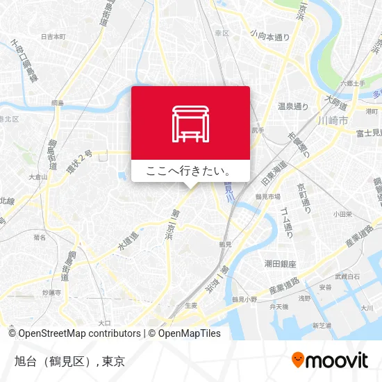 旭台（鶴見区）地図