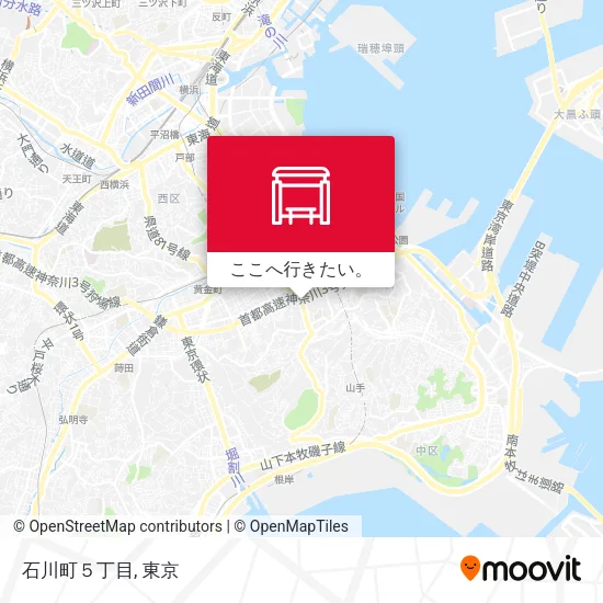 石川町５丁目地図