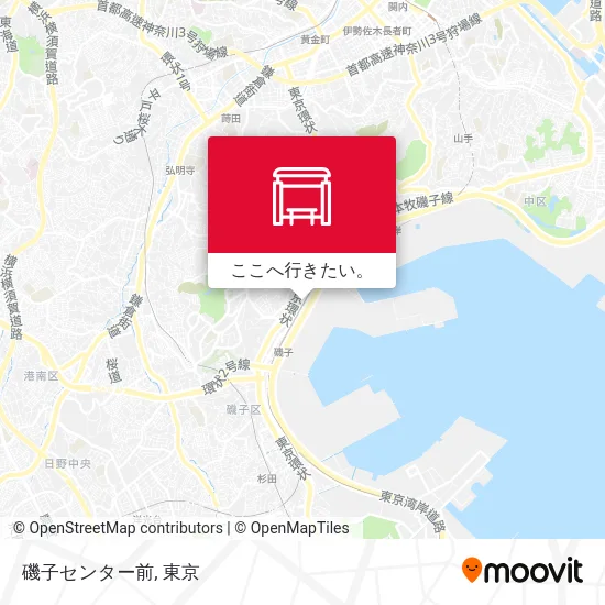 磯子センター前地図