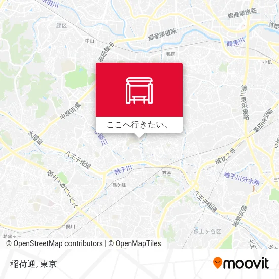 稲荷通地図