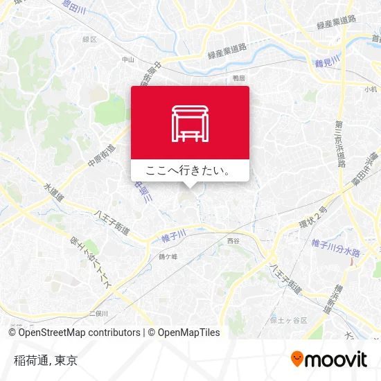 稲荷通地図