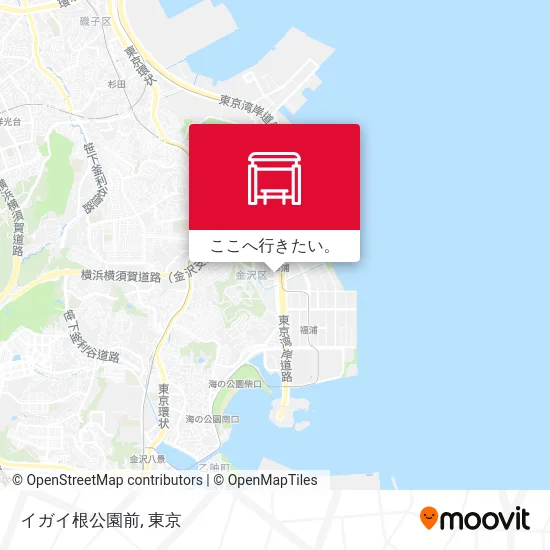 イガイ根公園前地図