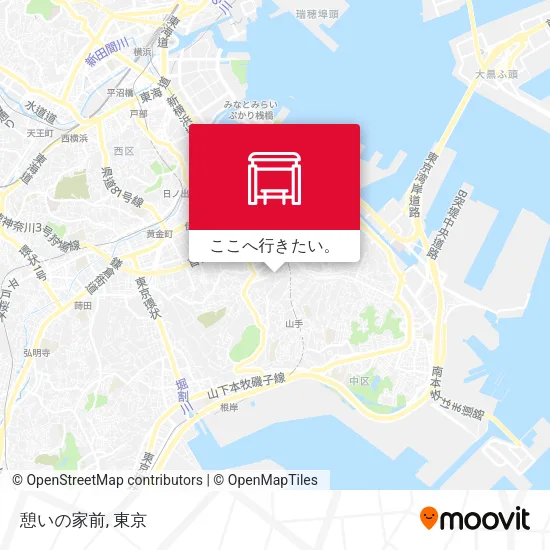憩いの家前地図