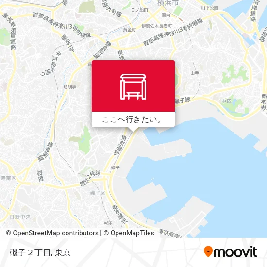 磯子２丁目地図