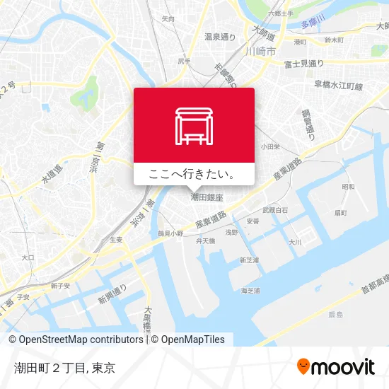 潮田町２丁目地図
