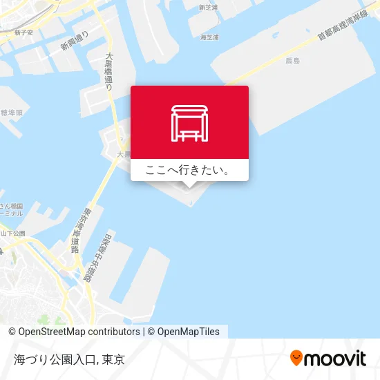 海づり公園入口地図