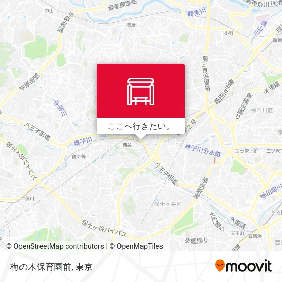 梅の木保育園前地図