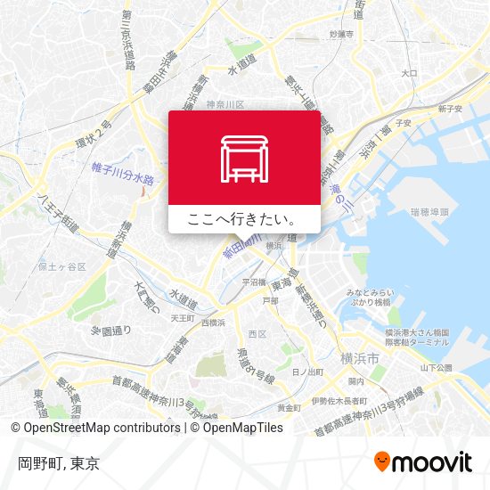 岡野町地図