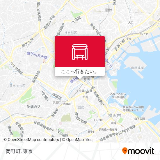 岡野町地図