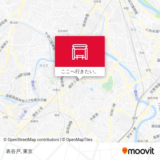 表谷戸地図