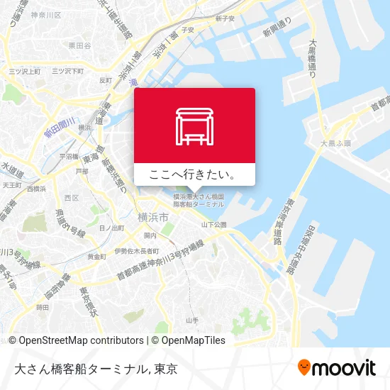 大さん橋客船ターミナル地図
