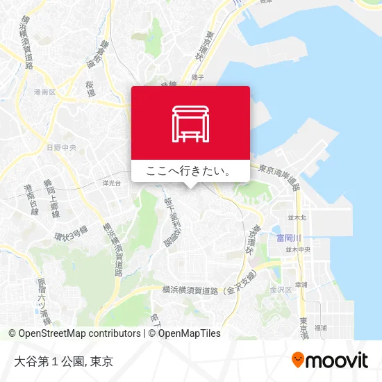 大谷第１公園地図