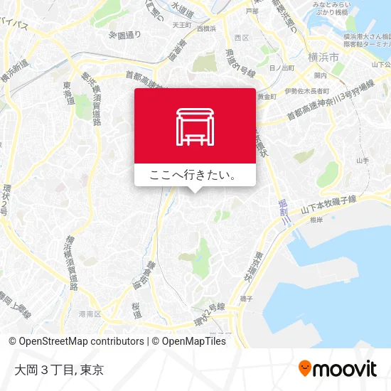大岡３丁目地図