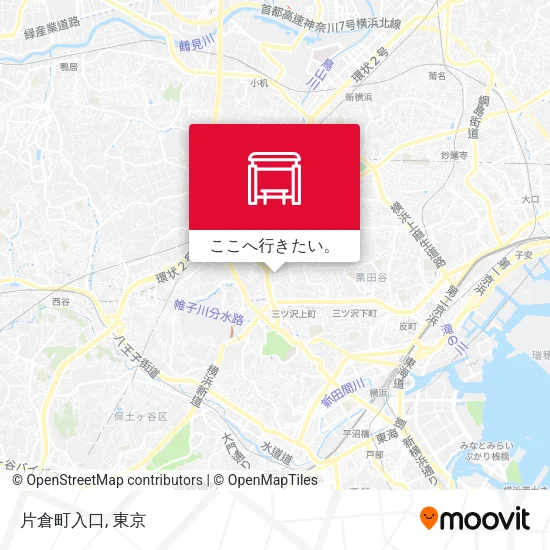 片倉町入口地図