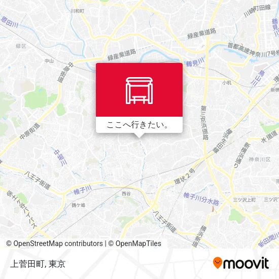 上菅田町地図