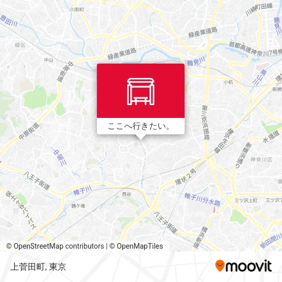 上菅田町地図