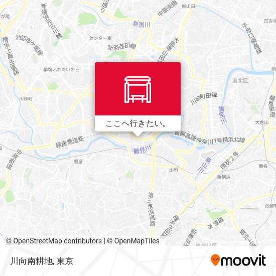 川向南耕地地図