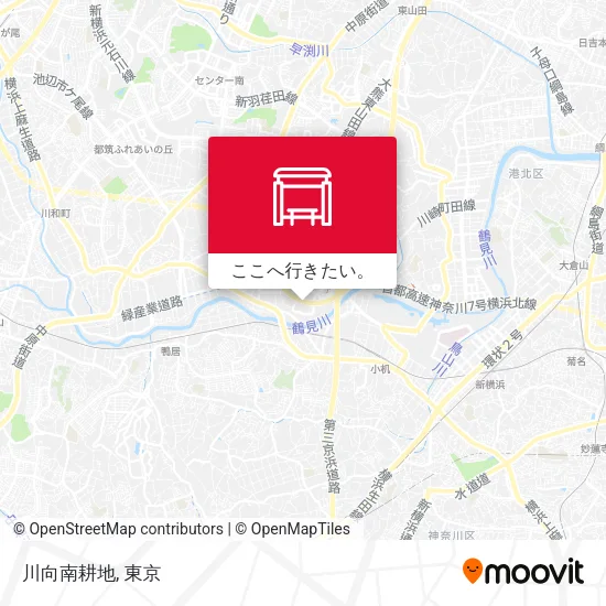 川向南耕地地図