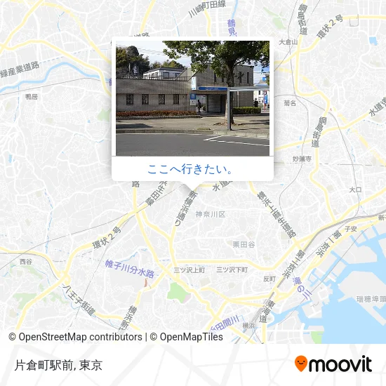 片倉町駅前地図