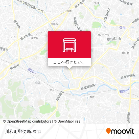 川和町郵便局地図