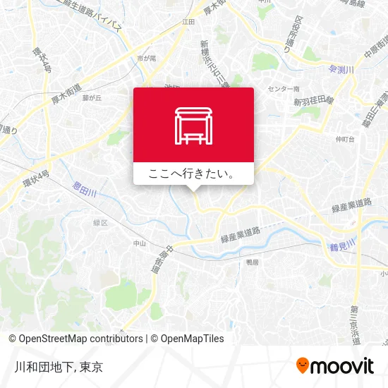 川和団地下地図