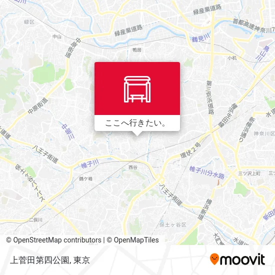 上菅田第四公園地図