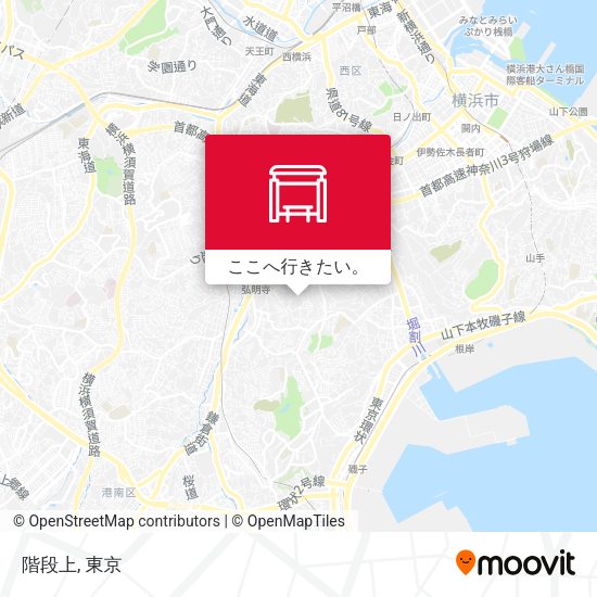 階段上地図