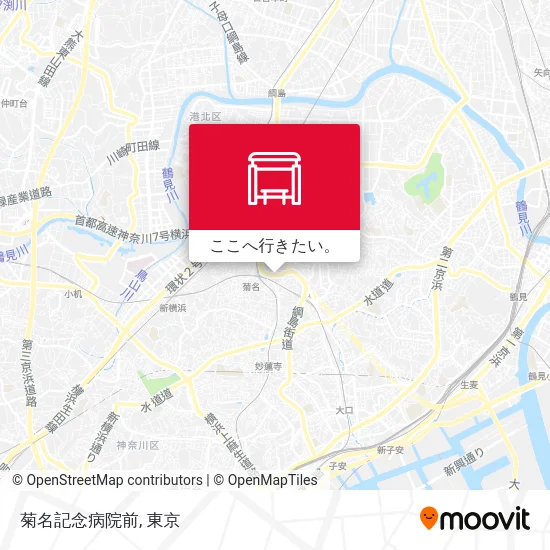 菊名記念病院前地図