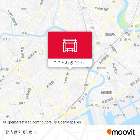 北寺尾別所地図