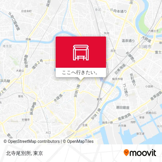 北寺尾別所地図