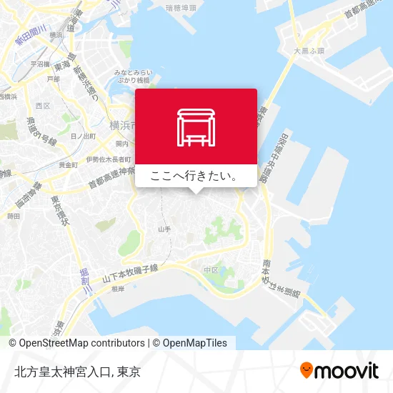 北方皇太神宮入口地図