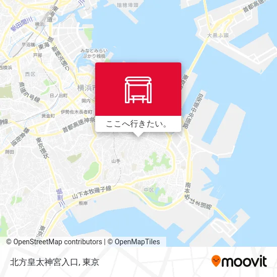 北方皇太神宮入口地図