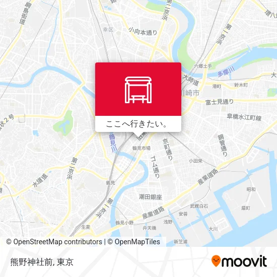 熊野神社前地図