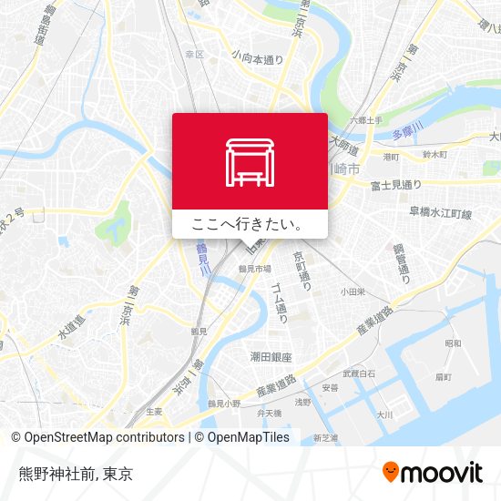 熊野神社前地図