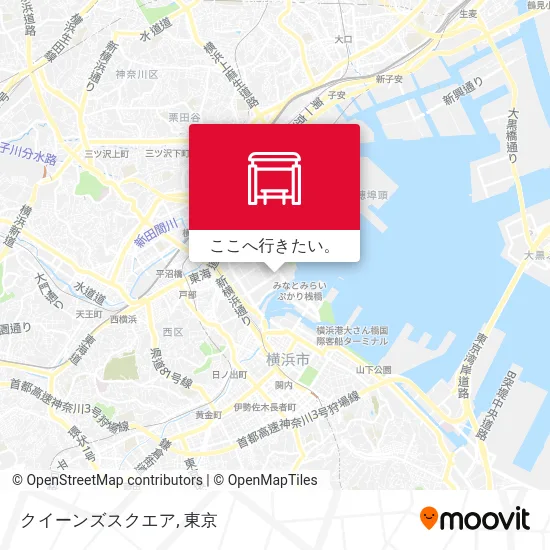 クイーンズスクエア地図