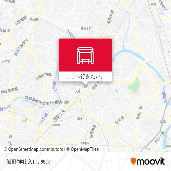 熊野神社入口地図