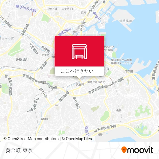 黄金町地図