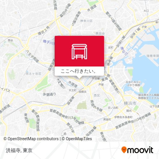 洪福寺地図
