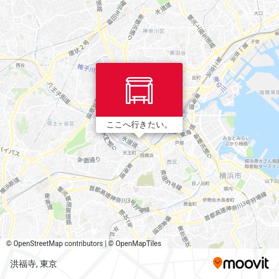 洪福寺地図