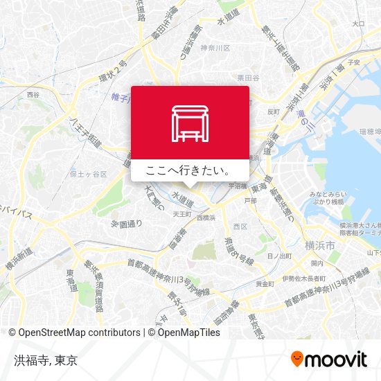 洪福寺地図