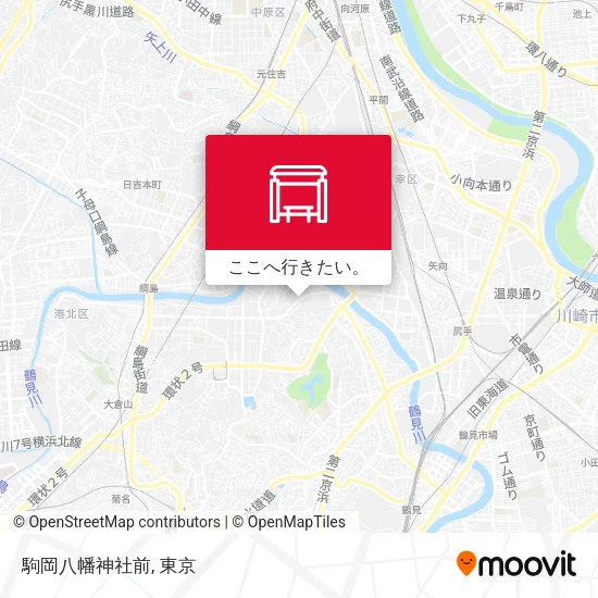 駒岡八幡神社前地図