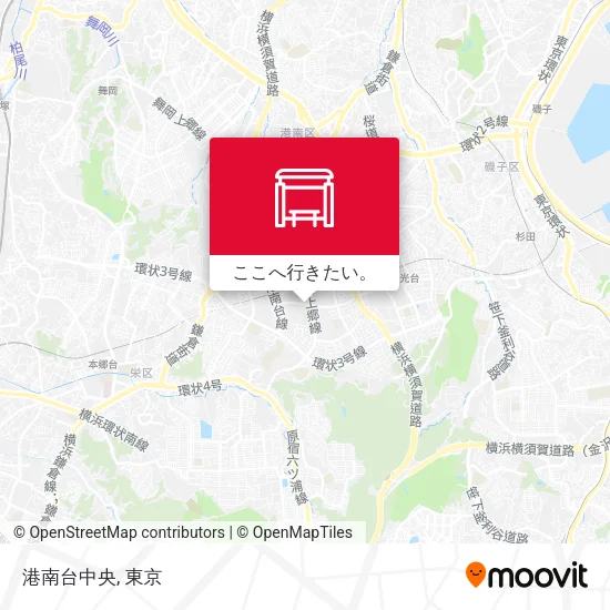 港南台中央地図