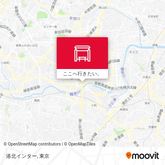港北インター地図